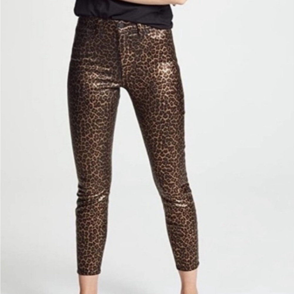 Leopard Skinny Pants